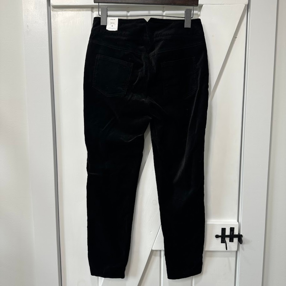 J. McLaughlin Women Hasting Jeans Size 6 Black Sailor Button Front High Rise NEW - Picture 5 of 11